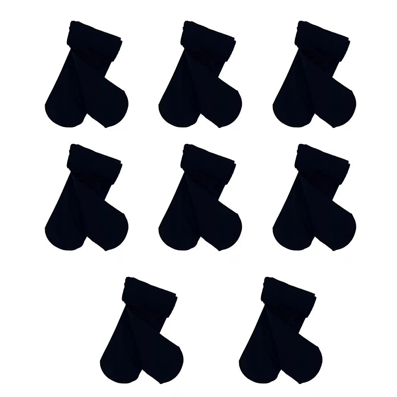 1/2/4/6/8 Pairs/lot Spring Summer Candy Kids Pantyhose Ballet Dance Tights for Girls Stocking Children Velvet Solid White