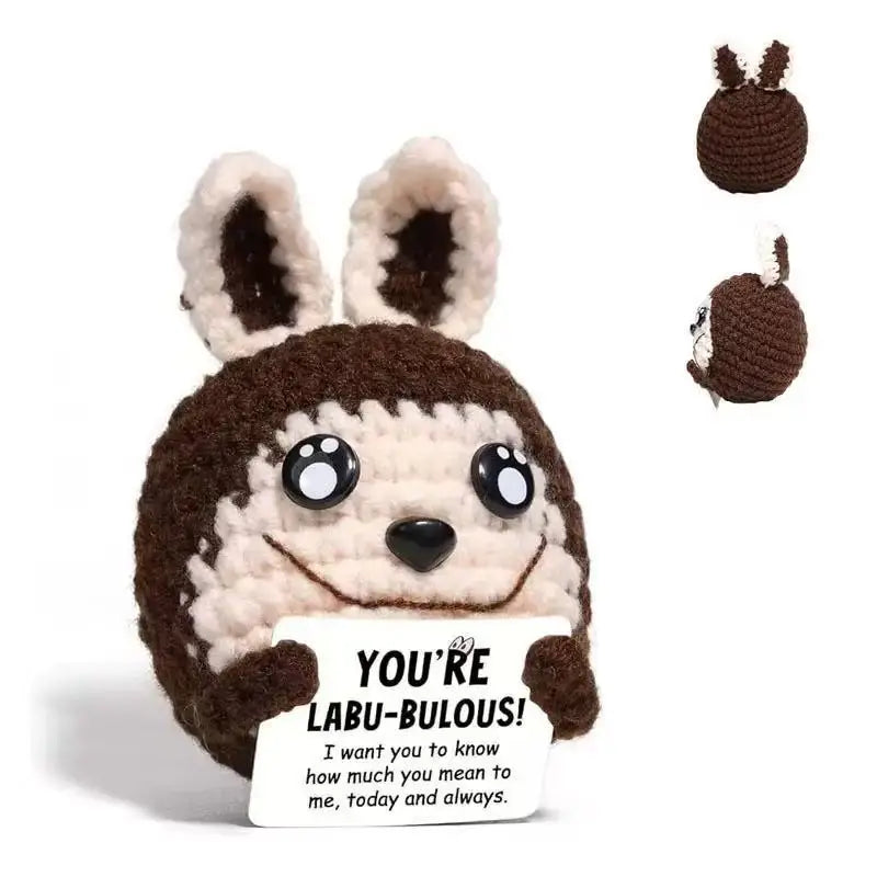 Appreciation Funny Positive Crochet Animals Emotional Support Handmade Graduation Birthday I Love You Gifts Handicrafts