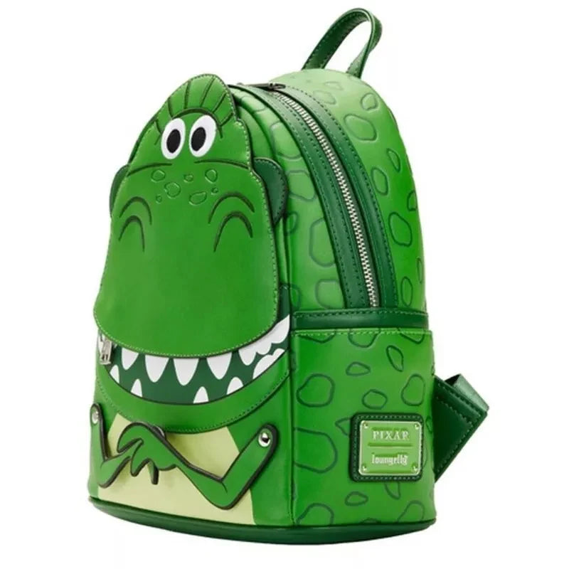 Loungefly Pixar Toy Story 1-4 Series Rex Buzz Lightyear Woody Lotso Cosplay Mini Backpack Purse