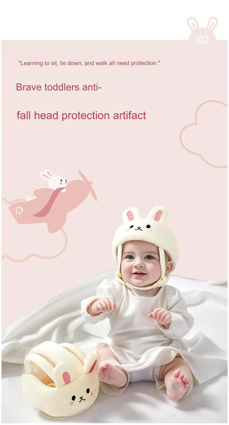 Kids Baby Helmet for Crawling Walking Baby Head Protector Soft Cushion Infant Baby Safety Headguard for Learning to Walk