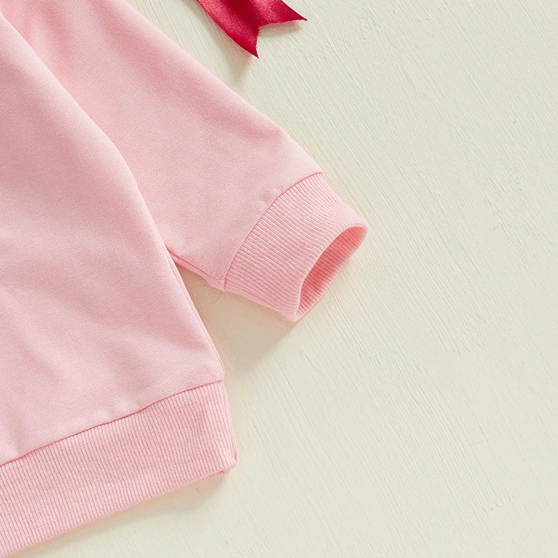 Adorable Baby Girl Hoodie with Sweet Floral Embroidery and Cozy Long Sleeves - Stylish Toddler Outfit for Fall