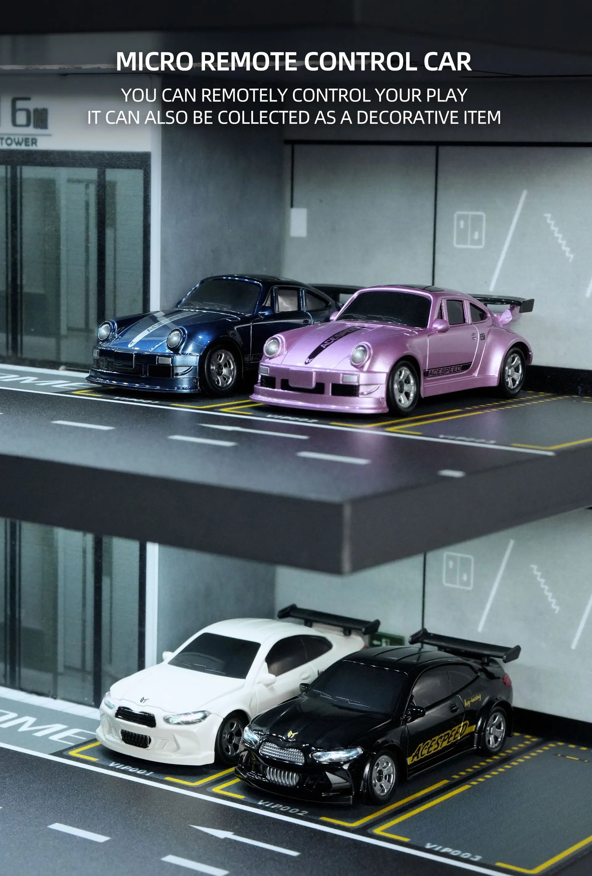 Fqd23 Fqd25 1/64 Rc Car 2.4g 4wd Mini High Speed Racing Car Simulation Car Model Toy Remote Control Drift  For Kids Gifts