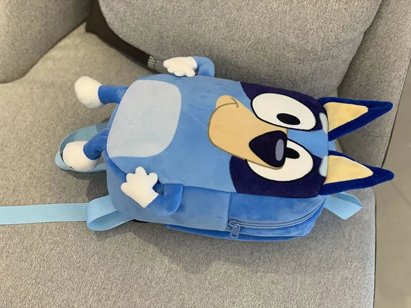 Bluey family  Schoolbag Cartoon Bingo friends Plush Backpack Picnic And Travel Snack Bag bluey pencil case Bingo coin purse gift