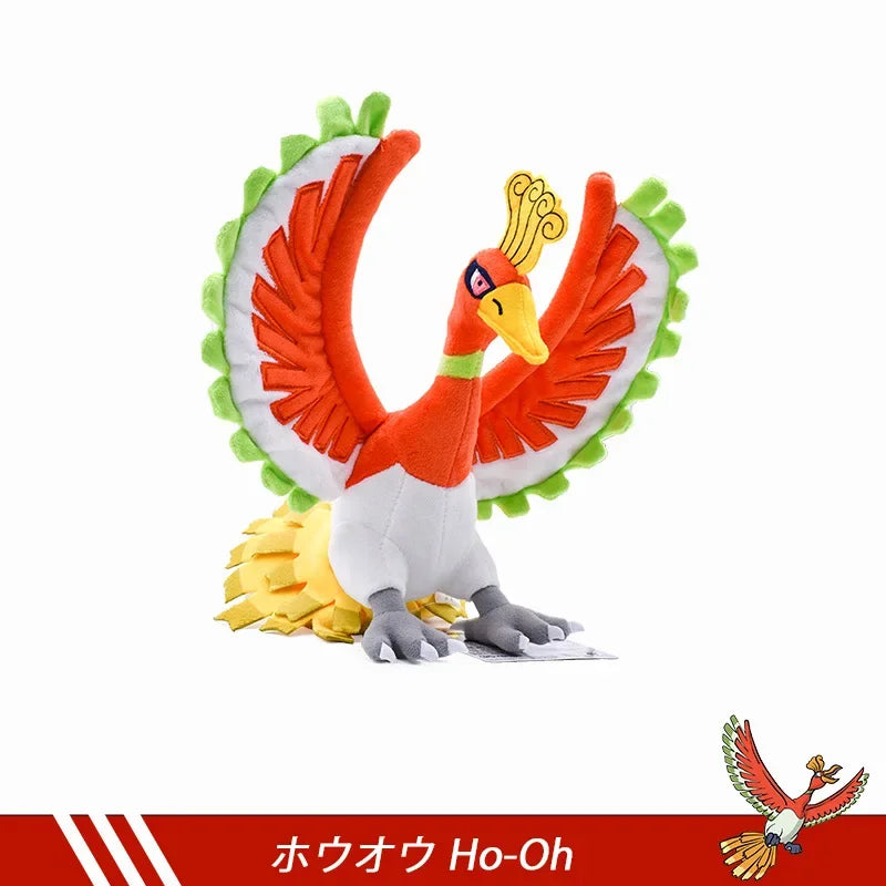 Anime Pokemon Galarian Zapdos Moltres Articuno Ho-Oh Plush Stuffed Doll Plush Toys Children Soft Pp Coton Kids Birhday Christmas