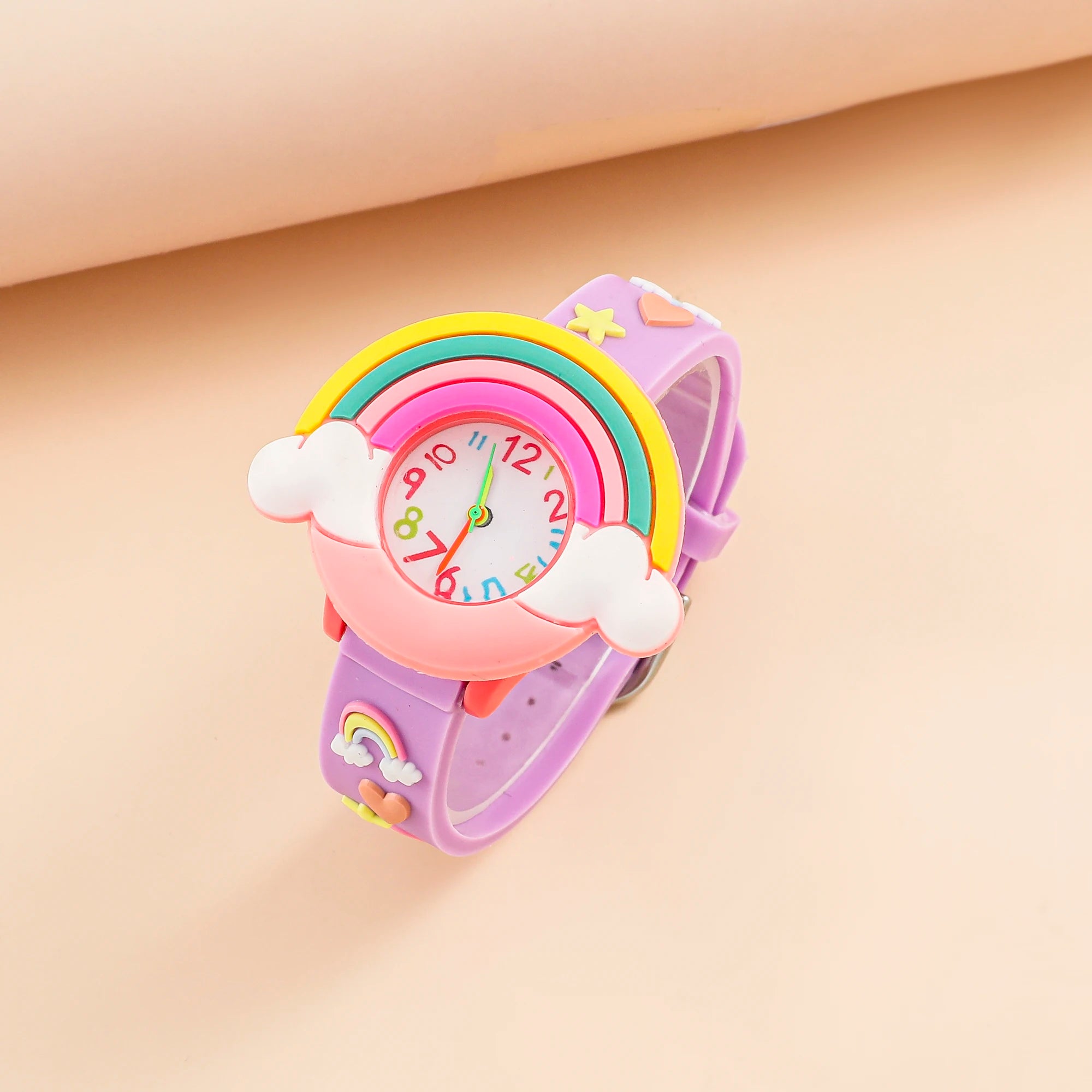 Meninos e meninas com crianças Cute Fashion Snap Watch Quartz Watch