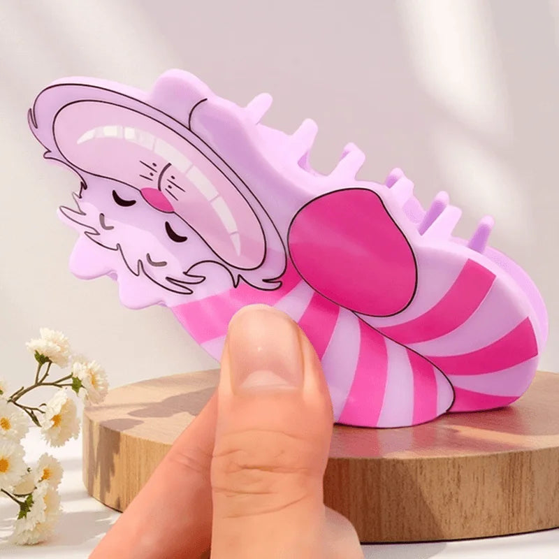 1PC/6PCS Disney's "Alice in Wonderland" cute cartoon Cheshire Cat hair claws, multi-functional hair accessories