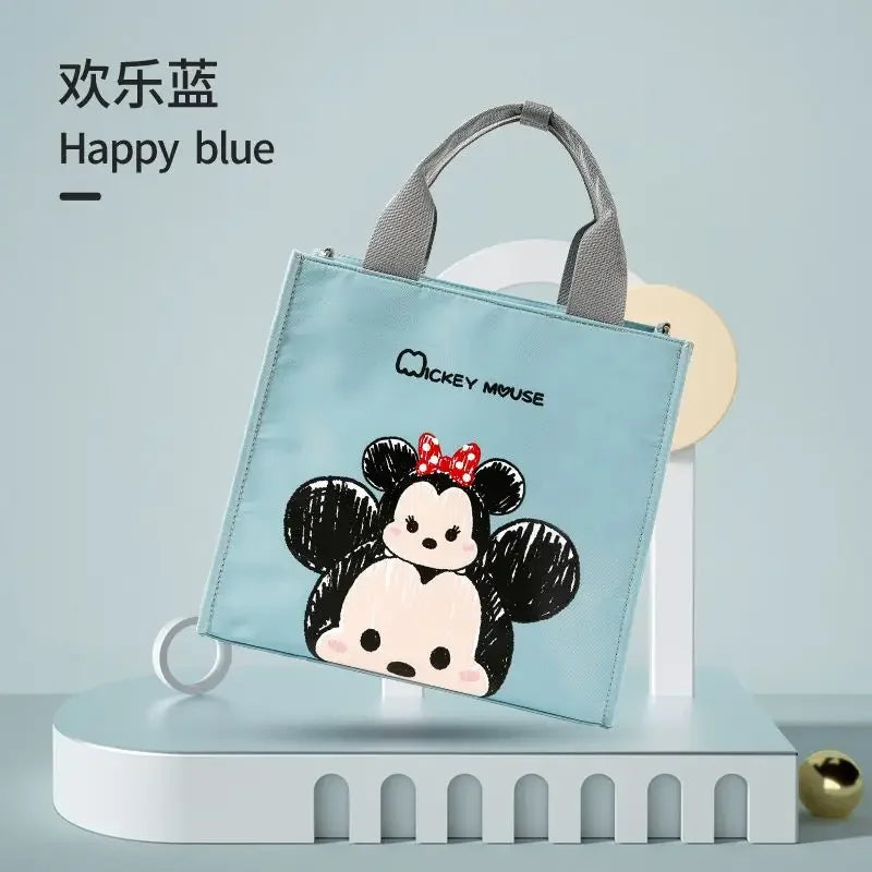 Disney New Diaper Bag Handbag Luxury Brand Fashion Baby Diaper Bag Large Capacity Cartoon Baby Stroller Bag Multifunctional