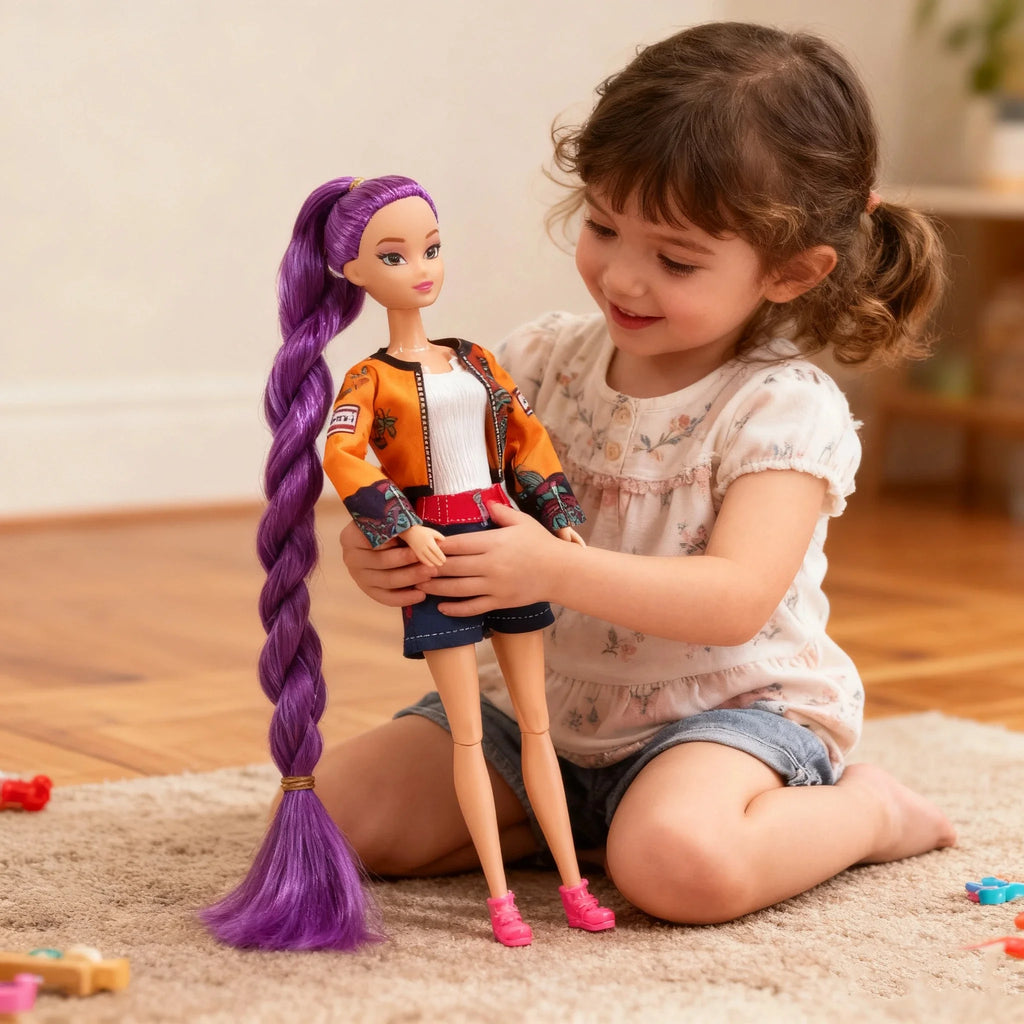 @@ New Kpop Demon Hunters Anime Merchandise Rumi Mira Zoyi Character Figurine Birthday Gift Fan Club Gifts 11 Joints Are Movable