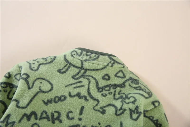 Autumn Winter Baby Clothes Children Boys Thick Long Sleeved Jacket Kids Girls Clothing Infant Cartoon Costume Toddler Sportswear