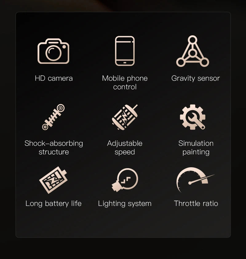 KF32 1:64 RC Mini Climbing Alloy Video Car With LED Light  and HD Camera Radio Remote Control Vehicle Toy for Kids Best Gift