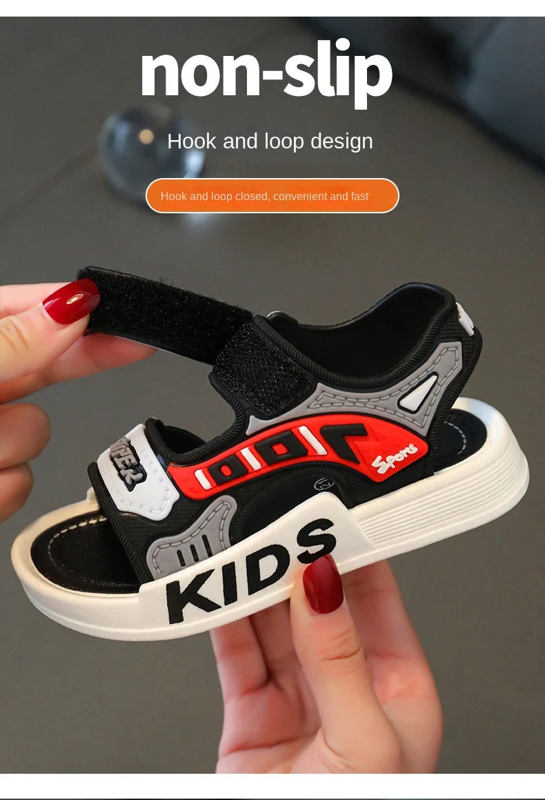 Breathable Sport Sandals Summer Sandals for Boys Casual Beach Shoe Comfortable Soft Sole Kids Shoes Fashion Non-slip Sandalias