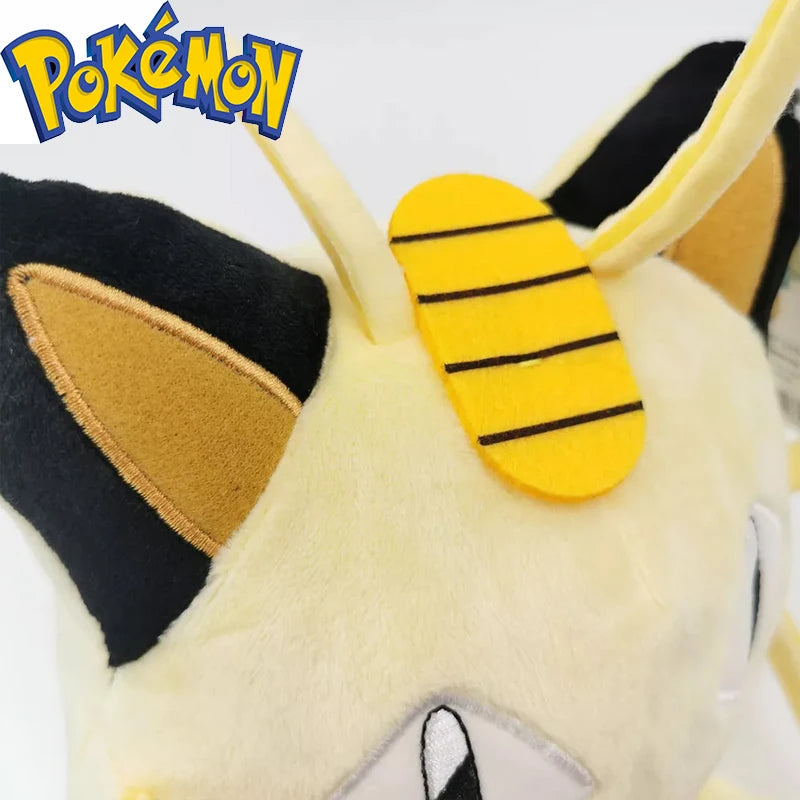 25cm Original Plush Toy Cute Meowth Soft Kawaii Cute Best Gifts for Anime Cartoon Plush Doll Figure Toy for Kids Birthday Gift