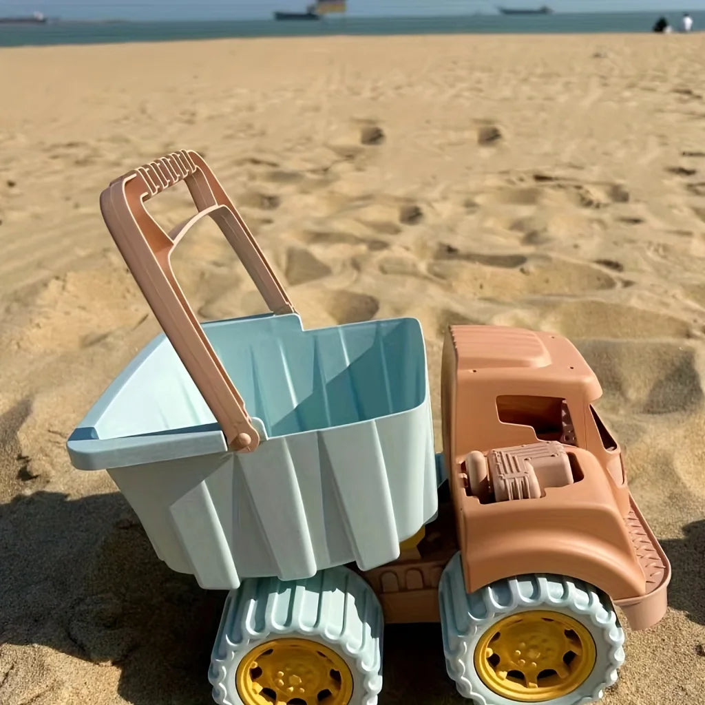 Beach Toys Construction Trucks for Toddler Toys Play Sand Toys Construction Cars for Boys Girls Dump Tractor Toy with Loader