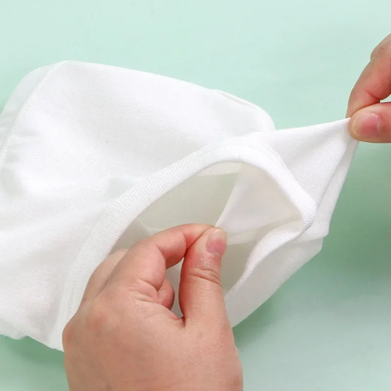 White Kids Underpant 100% Cotton Baby Girls Briefs 3 4 5 6 8 10 Years Little Boys Students Boxer Underwear Girls Panties