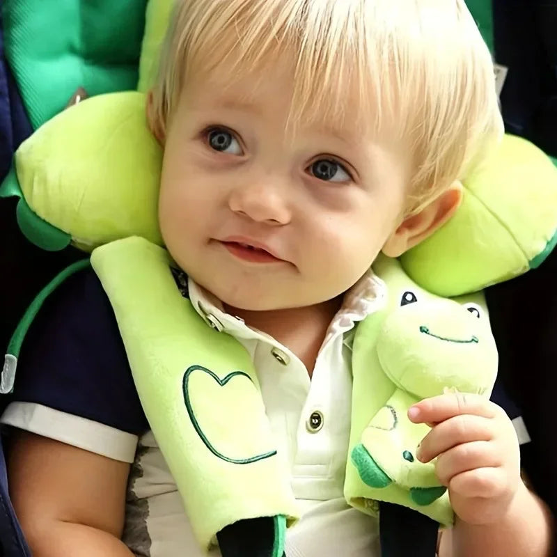 Baby Car Seat Strap Cover Plush Animal Seatbelt Cover Shoulder Pads for Baby Car Seat Belt Pads for Car Seats/Pushchair/Stroller