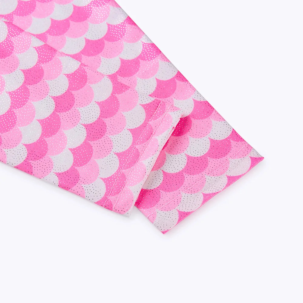 VIKITA Girls Leggings for Kids Striped Print Casual Daily Pencil Pants Toddlers Skinny Pink Trousers Children Clothes 3-12 Years