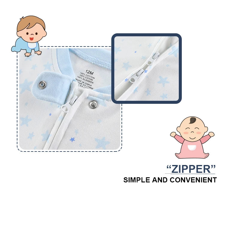 3 Pcs/lot Autumn Winter Solid Zipper Baby Boy Girl Rompers 100%Cotton Soft Newborn Clothes Baby Shower Gifts