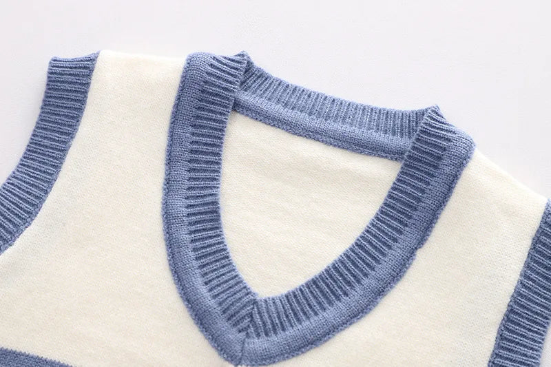 New Spring Autumn Baby Clothes Suit Children Boys Fashion Plaid Shirt Vest Pants 3Pcs/Set Toddler Casual Costume Kids Tracksuits