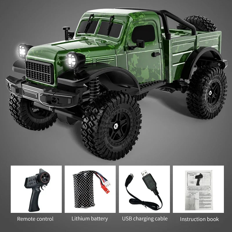 JHD For C8813 1:18 Full Scale RC Simulation Jeep Model 2.4G 4WD RC Car Motor Climbing Off-Road Model JJRC C8813 Car Toys