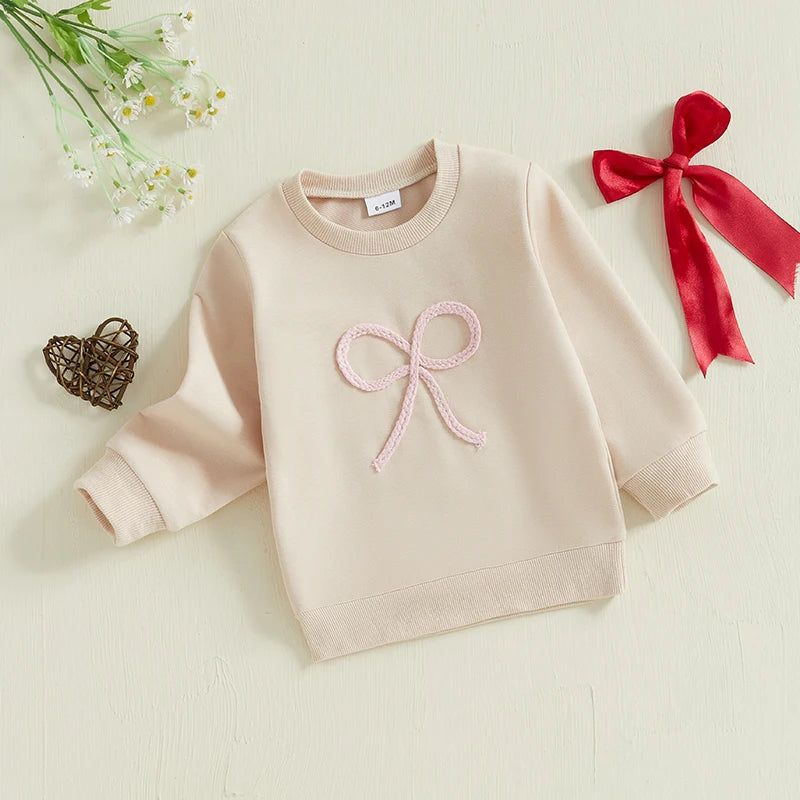 Adorable Baby Girl Hoodie with Sweet Floral Embroidery and Cozy Long Sleeves - Stylish Toddler Outfit for Fall