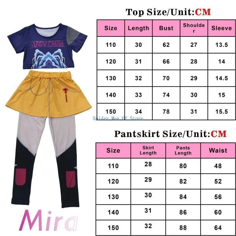 KPop Demon Hunters Rumi Mira Zoey Role Playing Costumes For Childrens Performances Halloween Costumes