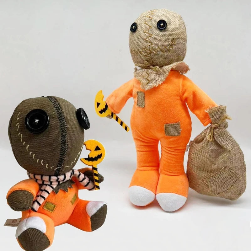 2 Styles New Trick R Treat Sam Plush Doll of Halloween The Great Autumn Spirit Figure Plush Toys  Kid Birthday Gift Room Decor