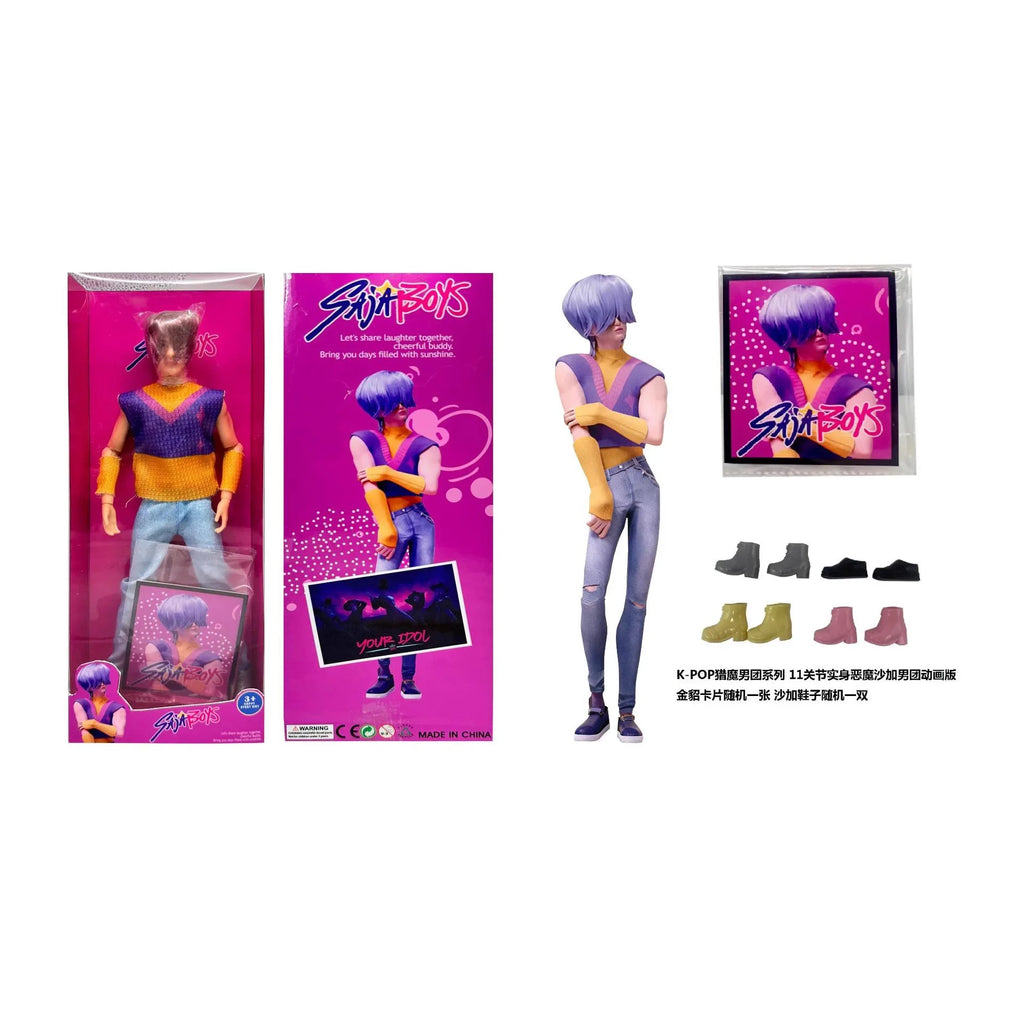 Demon Hunters 11 Joint movable SajaBoys K-POP Boy Band Doll Demon Saga Action Figure Toy Anime Character DIY Toy