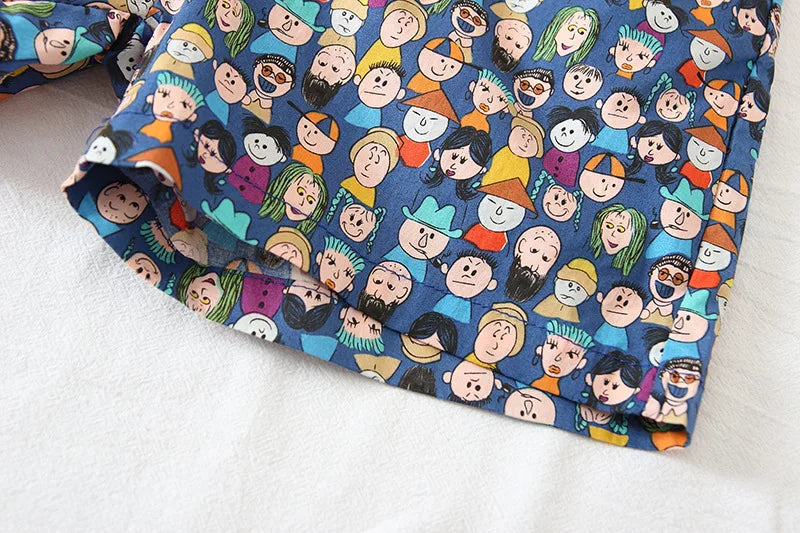 New Summer Baby Clothes Suit Children Boys Fashion Cartoon Shirt Shorts 2Pcs/Sets Toddler Casual Sports Costume Kids Tracksuits