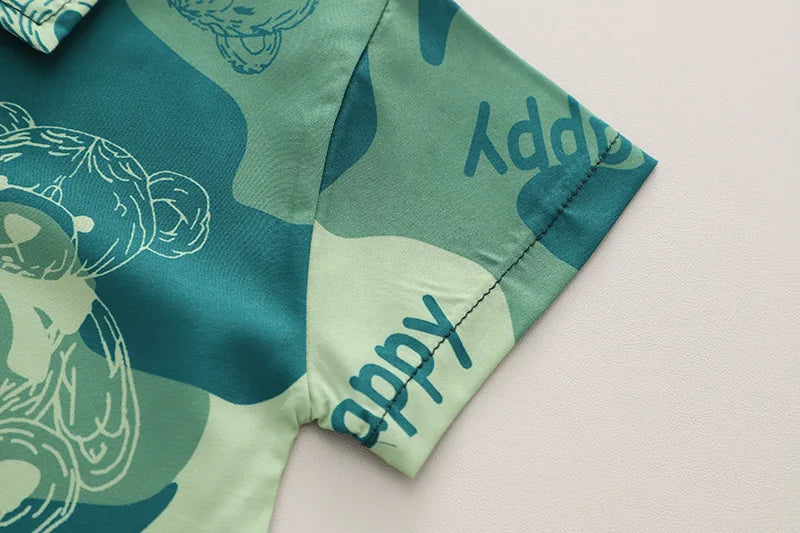 New Summer Baby Clothes Suit Children Boys Casual Shirt Shorts 2Pcs/Sets Toddler Sports Costume Infant Outfits Kids Tracksuits