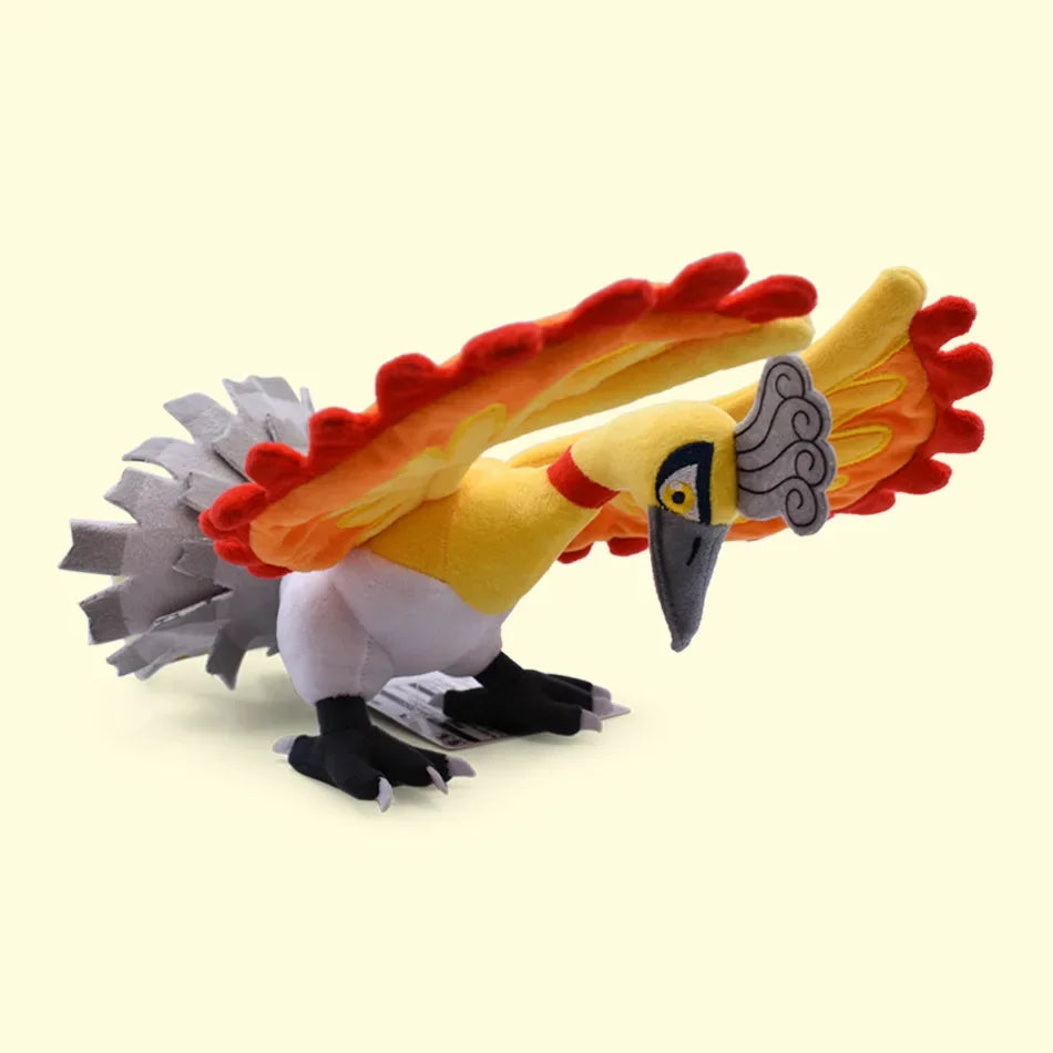 Anime Pokemon Galarian Zapdos Moltres Articuno Ho-Oh Plush Stuffed Doll Plush Toys Children Soft Pp Coton Kids Birhday Christmas