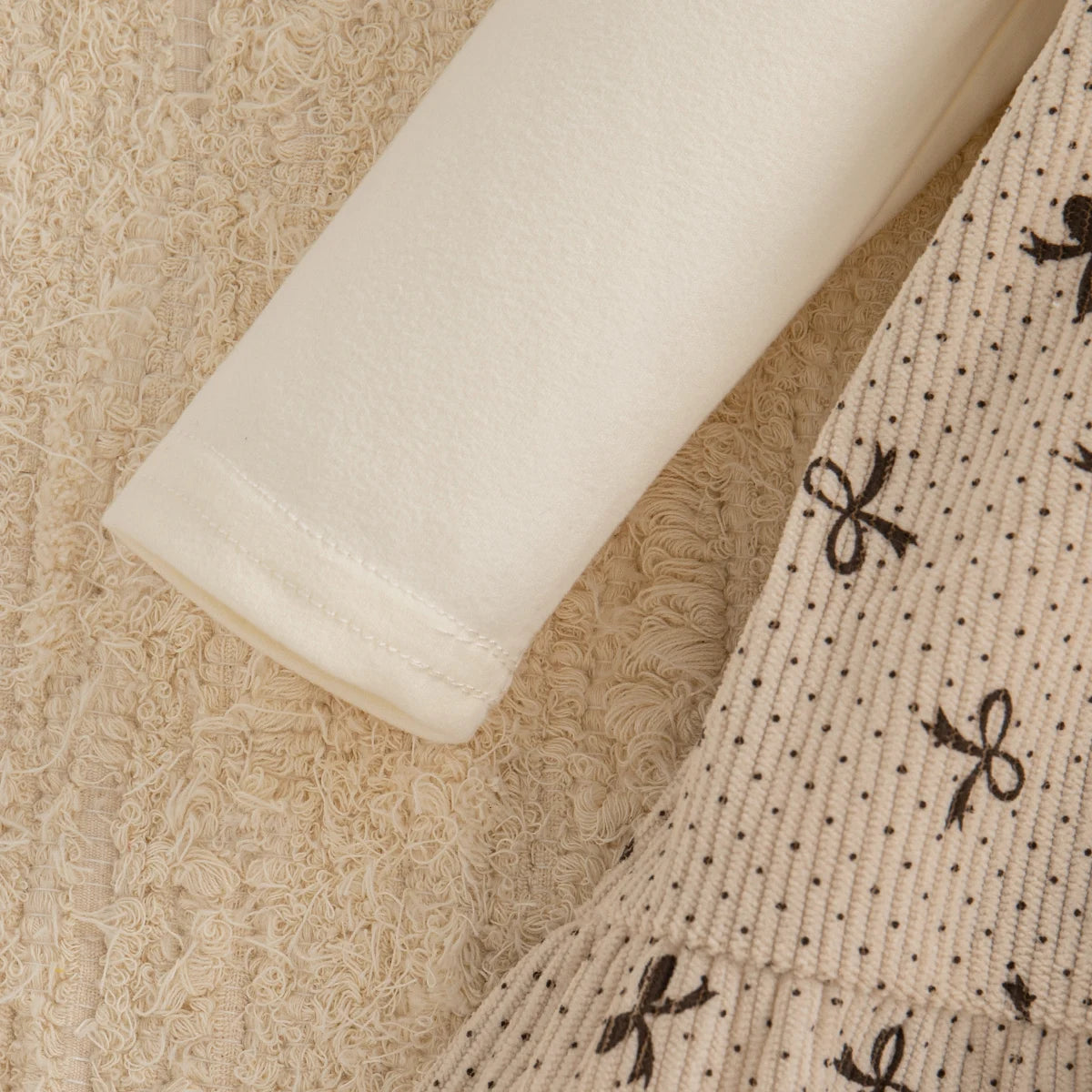 Autumn New Cute Bow Baby Girl Dress, Soft And Comfortable Children'S Clothing Suitable For 9 Months To 3 Years Old