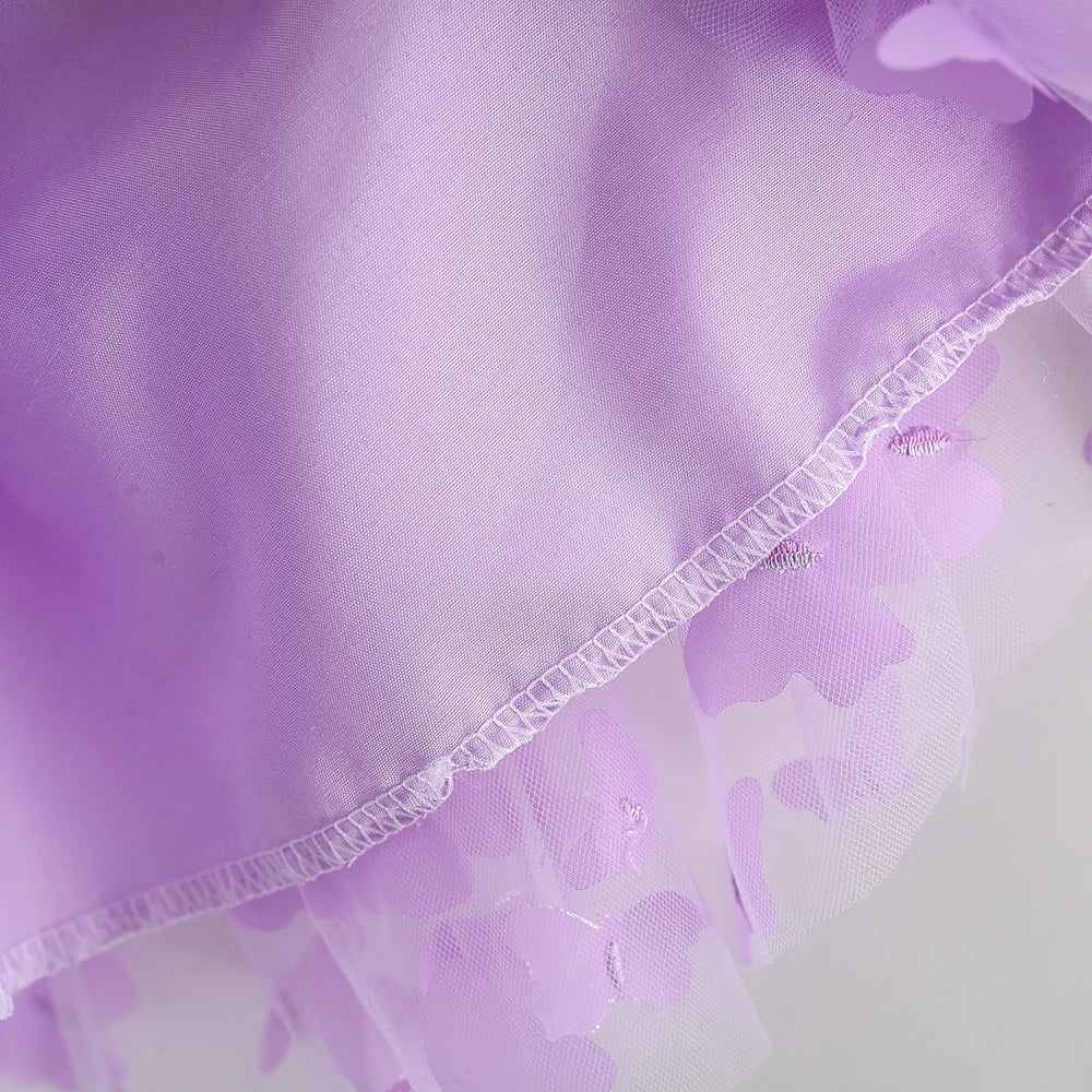 Summer New Princess Style Baby Girl Dress, Butterfly Chiffon Suspender Children'S Clothing For Babies Aged 9 Months To 3 Years