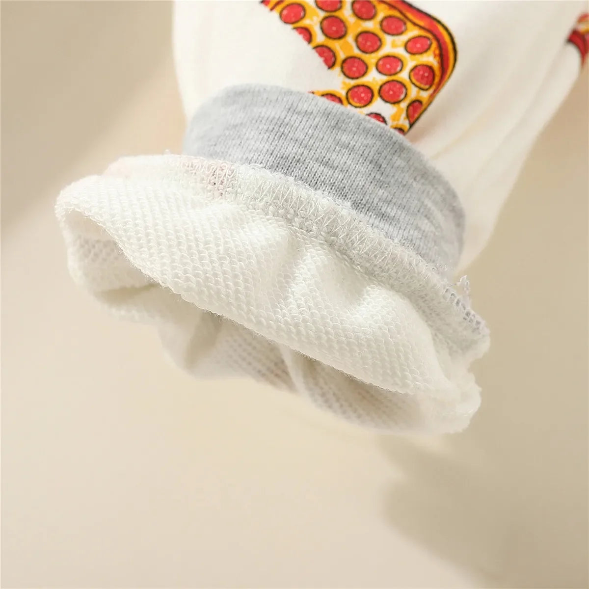 Spring And Summer 2023 Boys And Girls' New Pizza Graffiti Baby Sports Pants Are Suitable For Boys From 6 Months To 3 Years Old