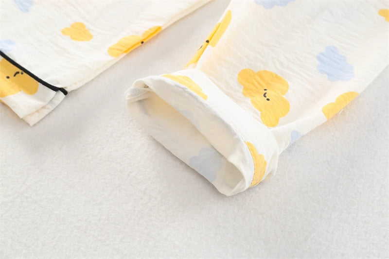 New Spring Autumn Baby Clothes Kids Pajamas Children Boys Sleepwear Tops And Pants Infant Girls Clothing Toddler Casual Costume