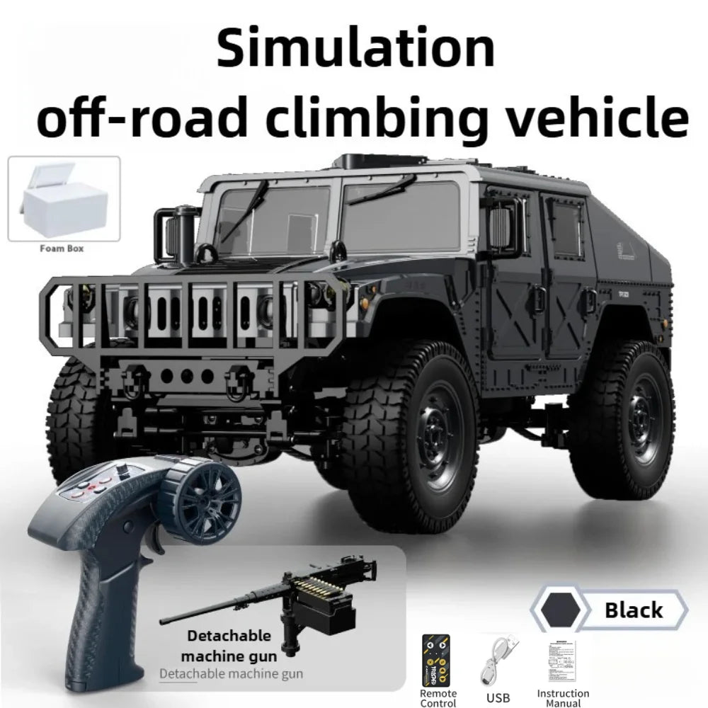 JJRC C8835 1:16 4x4 Remote Control Car - All-Terrain Off-Road Climber with LED Lights for Off-Road Adventure Toy Gift for Kids