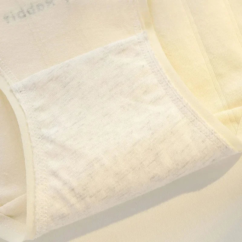 5PCS Young Girls Cotton Antibacterial Panties Kids Thin Breathable Comfort Briefs 8+y Child Clothes Maiden Cute Print Underwears