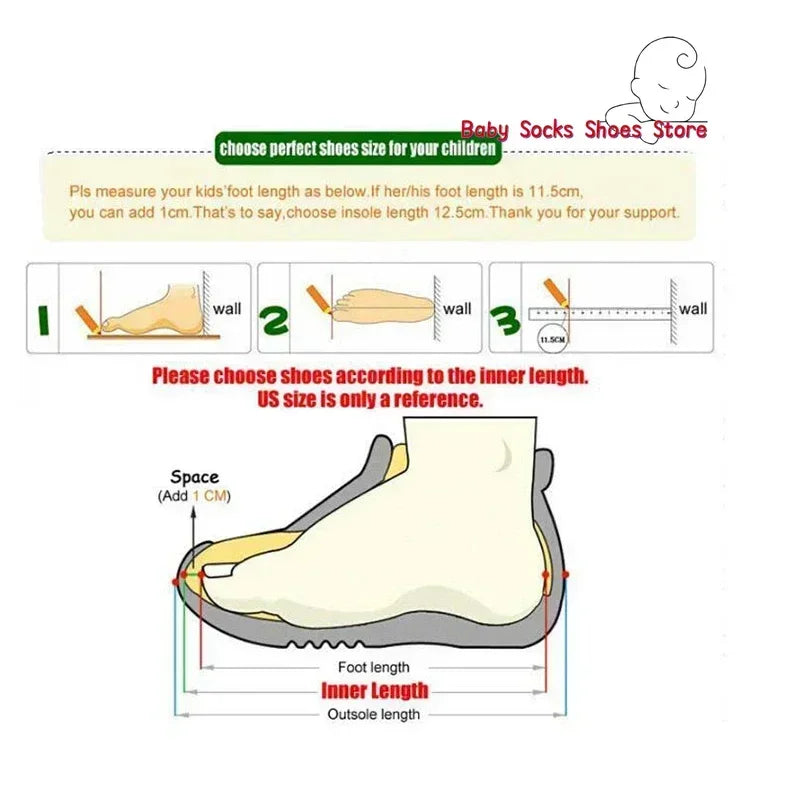 Cute New Baby Shoes Soft Sole Non-slip Baby Socks Breathable Shoes Socks Spring Fashion Children's Socks