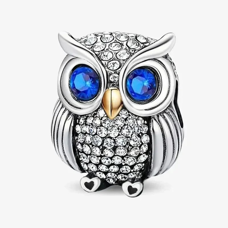925 Sterling Silver Mushroom Cat Owl Puppy Cat Claw Charms Beads Fit Diy Bracelet Bangle Making Gift Of High Quality Jewelry