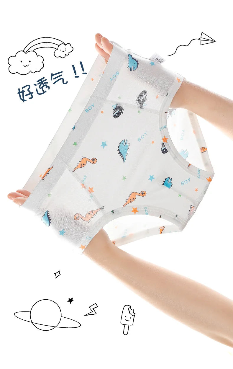 new arrived high quality boys teenager cotton briefs panties kids children underwear 1-16years 4pcs/lot students clothes