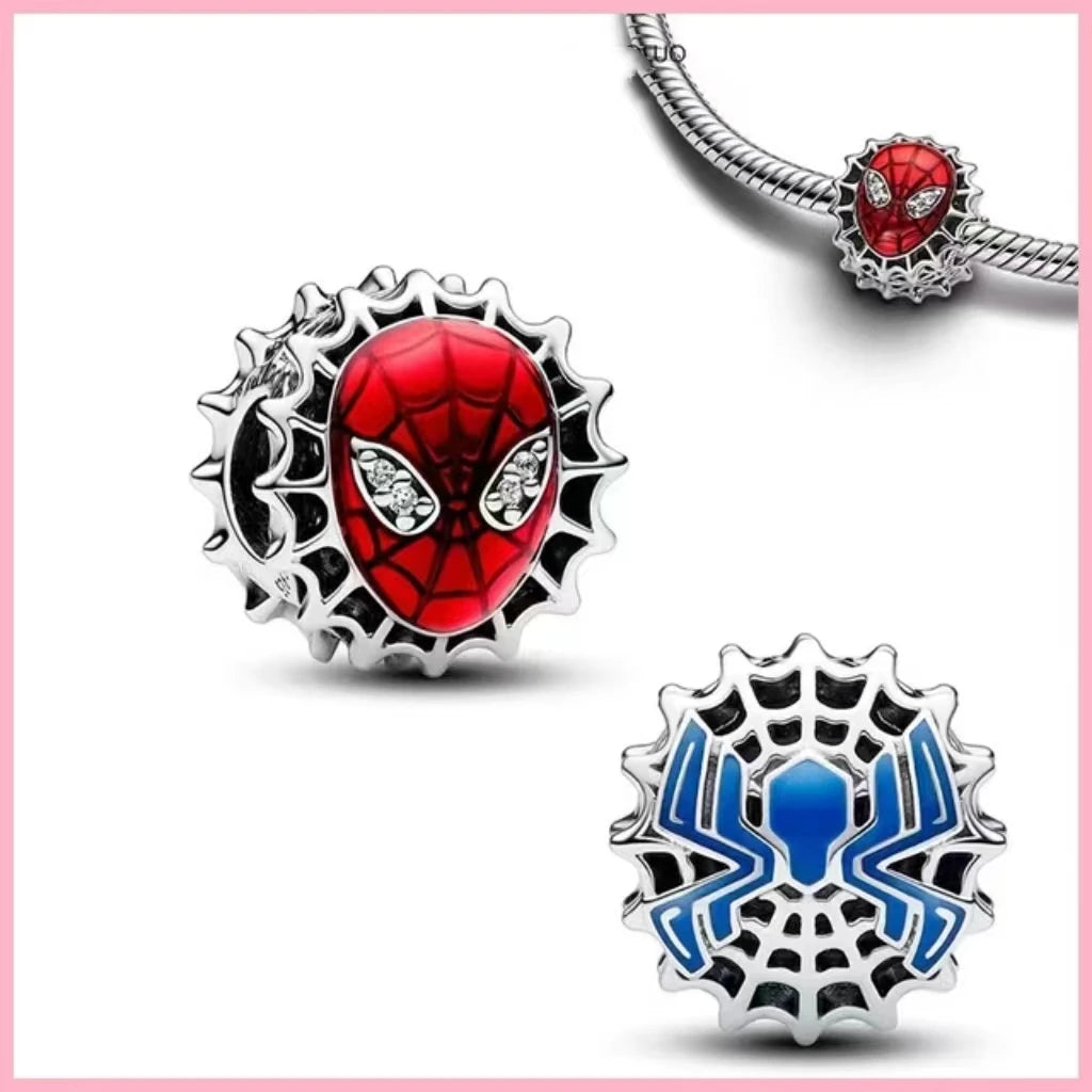 Marvel Disney Charm Beads 100% 925 Sterling Silver for DIY Bracelets Women's Jewelry Gifts Suitable for Original DLY