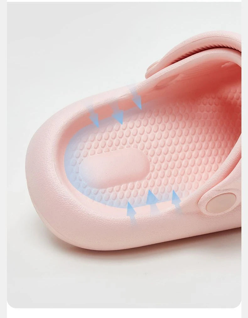 Disney Children's Casual Shoes EVA Sandals Boys Girls' Cartoon Mickey Mouse Anti Slip Soft Sole Children's Beach Shoes Size 17-2