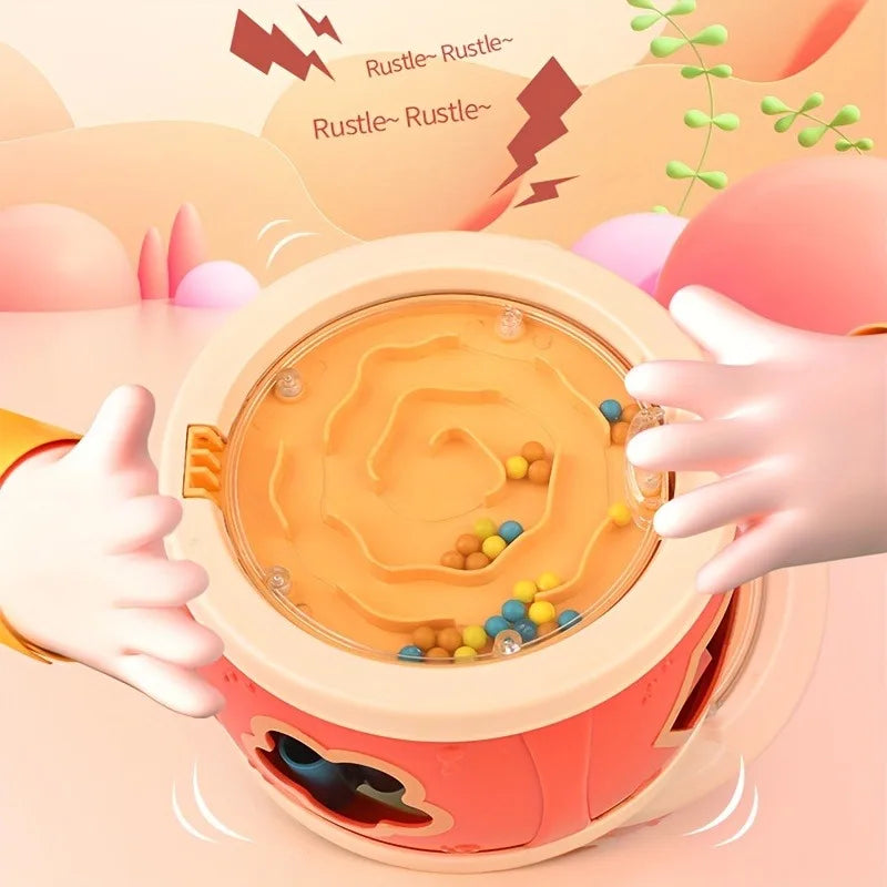 Baby Drum Colorful Rolling Drum Musical Instrument Toy For Toddlers Preschool Educational Toy Rhythm Sound Music Learning Gift