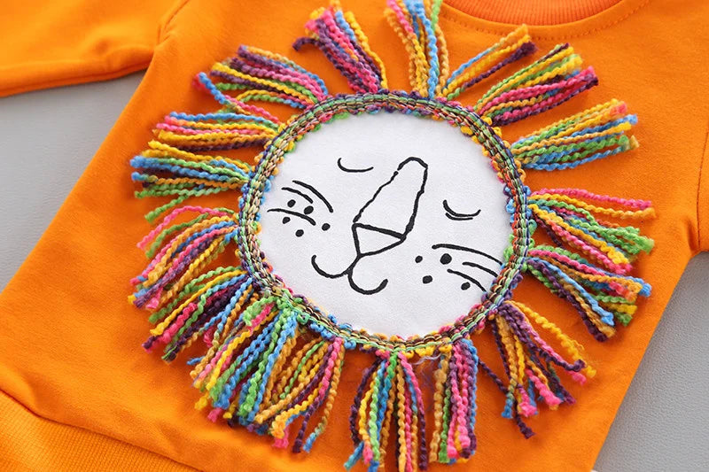 New Spring Autumn Baby Girl Clothes Boys Clothing Children T-Shirt Pants 2Pcs/Sets Toddler Casual Sports Costume Kids Tracksuits