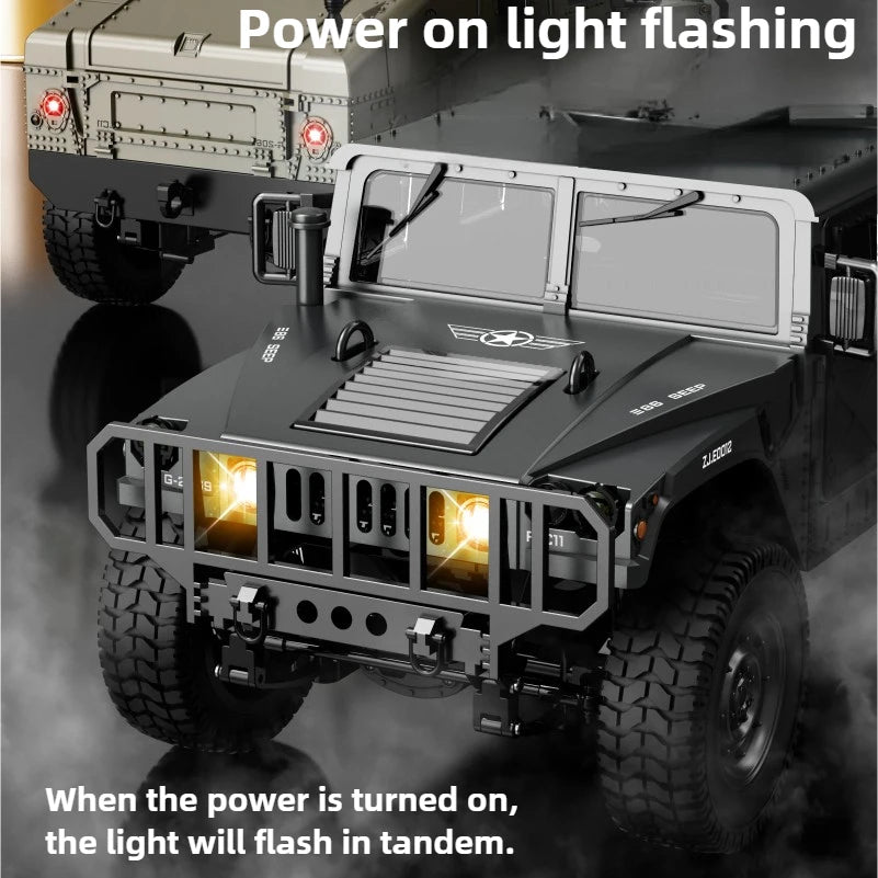 JJRC C8835 1:16 4x4 Remote Control Car - All-Terrain Off-Road Climber with LED Lights for Off-Road Adventure Toy Gift for Kids