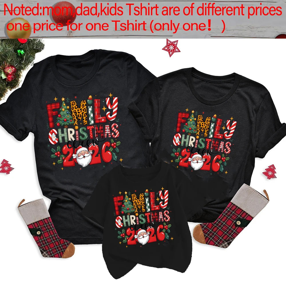 Family Christmas 2026 Making Memories Together Family Shirts Dad Mom and Daughter Son Tshirt Baby Romper Xmas Family Look