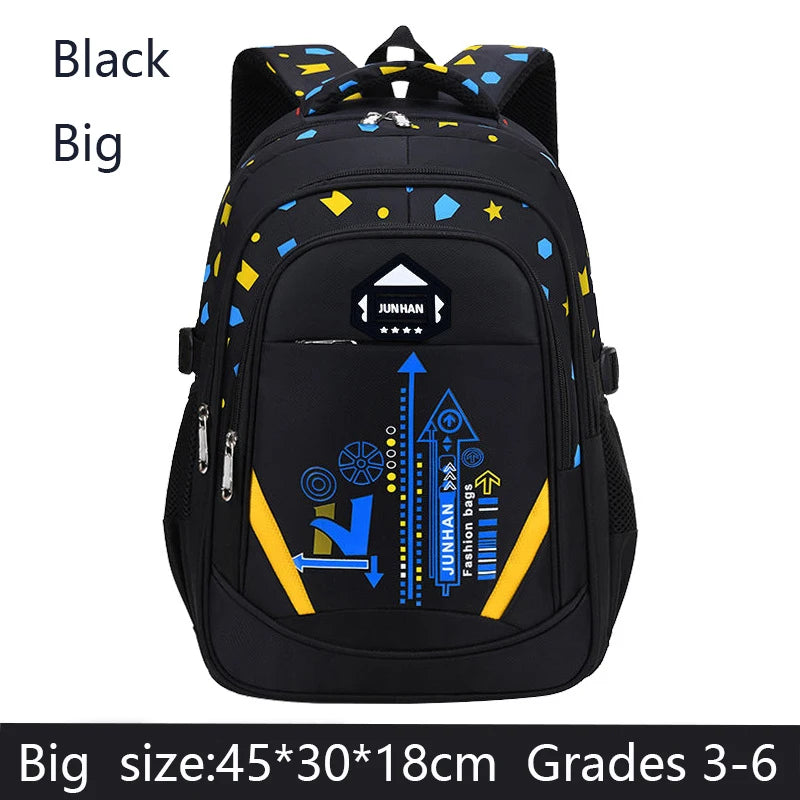 Children's Shoulder Bag Geometry Pattern Kid Backpack In Primary Schoolbag Teen Boy Girl Backpack Book Bag Waterproof Mochila