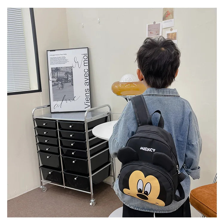 Disney Mickey and Minnie New Children's Backpack Cartoon Cute Boys and Girls Schoolbag Mini Fashion Trend Children's Backpack