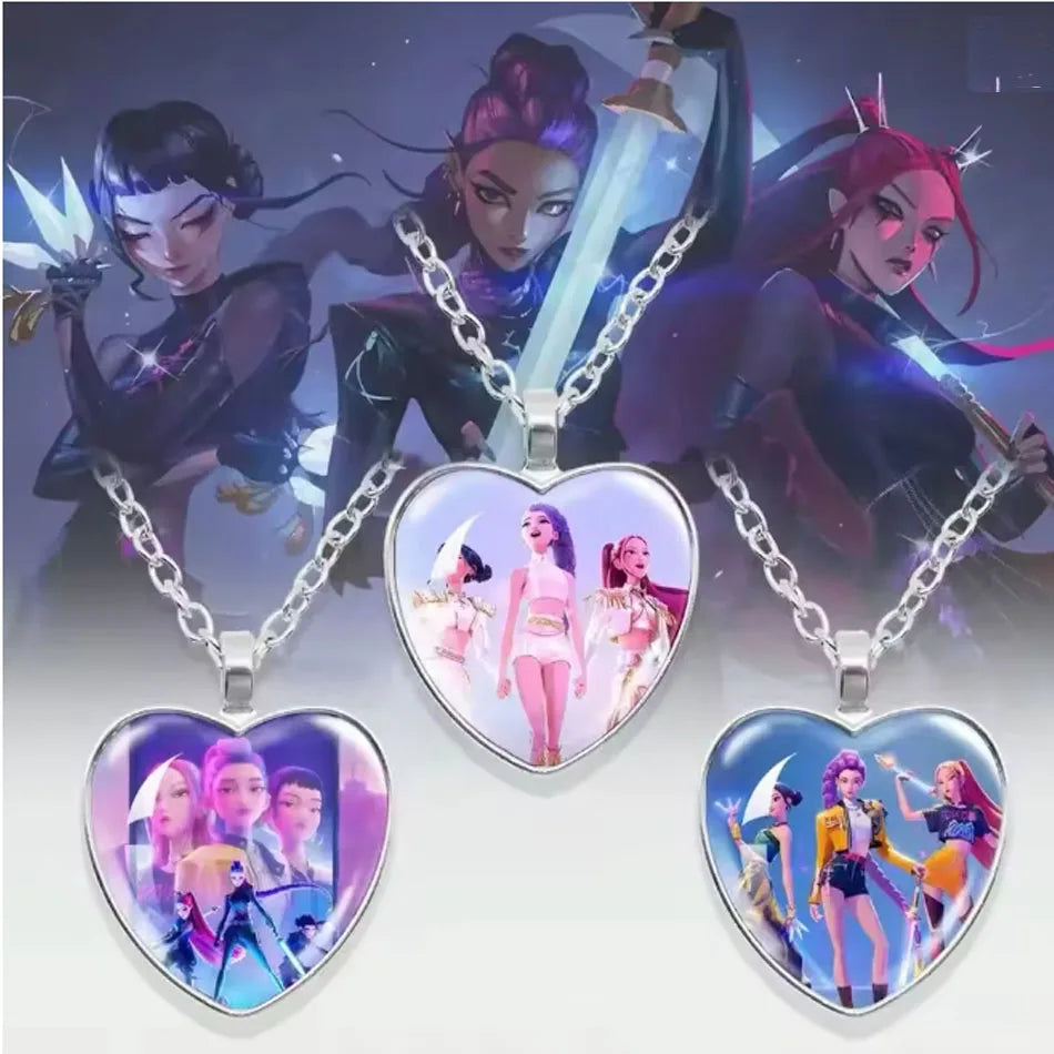 * K-Pop Demon Hunters Handmade Glass Bead Bracelet Huntr-x Rumi Zoey Mira Bangles Unisex Jewelry Accessories Fans Gift