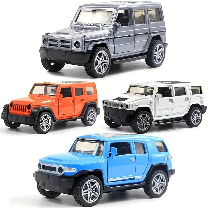 Alloy Car Model Diecast SUV Car Toy Doors Open Pull Back Car Metal Vehicle Toy for Kids Boys Girls Adults Birthday Gifts