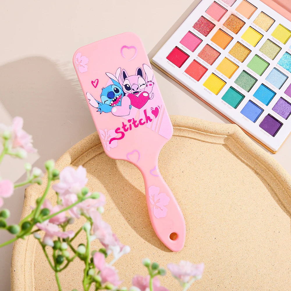 Cartoon cute Stitch makeup brush set, creative makeup tools, suitable for girls' birthday parties, holiday gifts